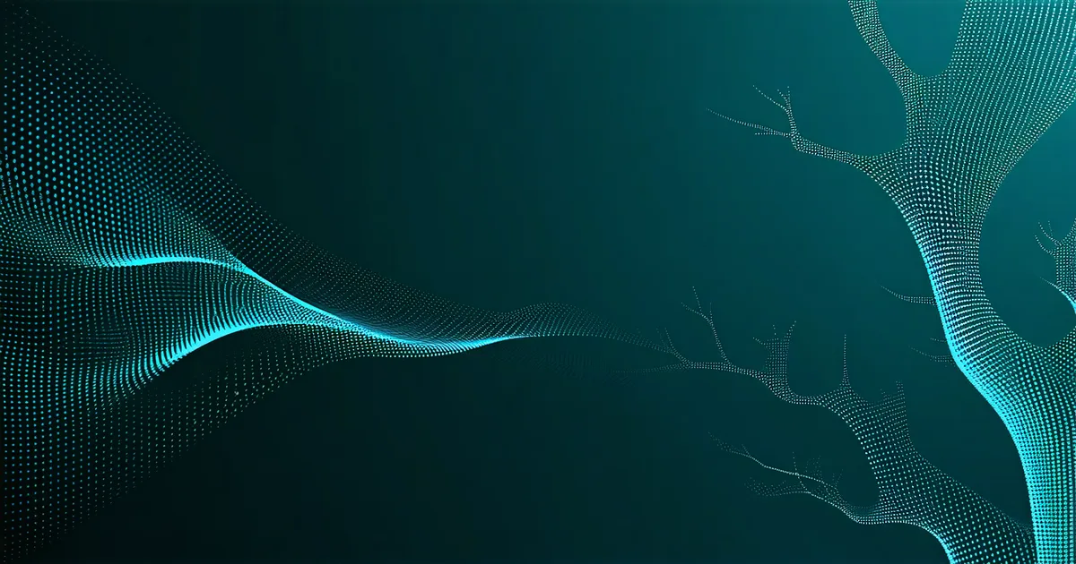 Abstract equilibrium disruption visualization with branching instability patterns